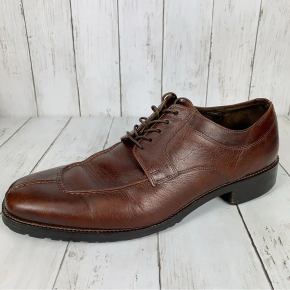 Cole Haan Men’s Brown Leather Moc-Toe Derby Oxfords s-l400.jpg main image 4
